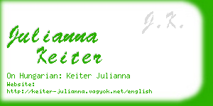 julianna keiter business card